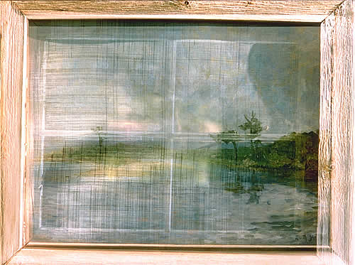 Landscape Through A Screen
