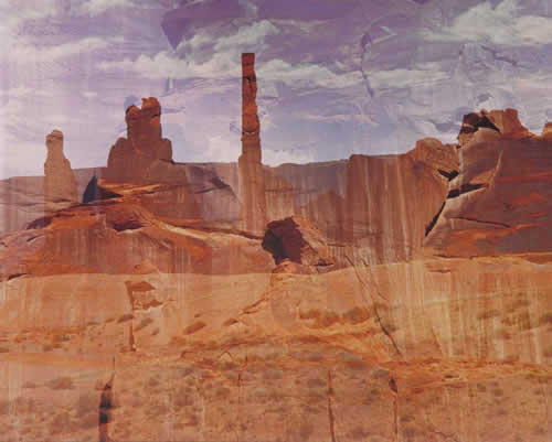 Chimneys Of Stone, Monument Valley