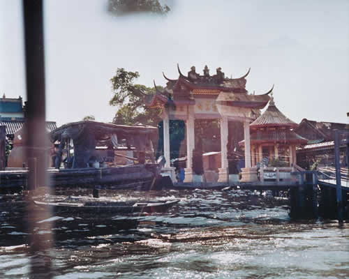 Windy Water By The Old Temple