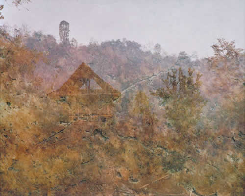 Temple In The Thai Hills